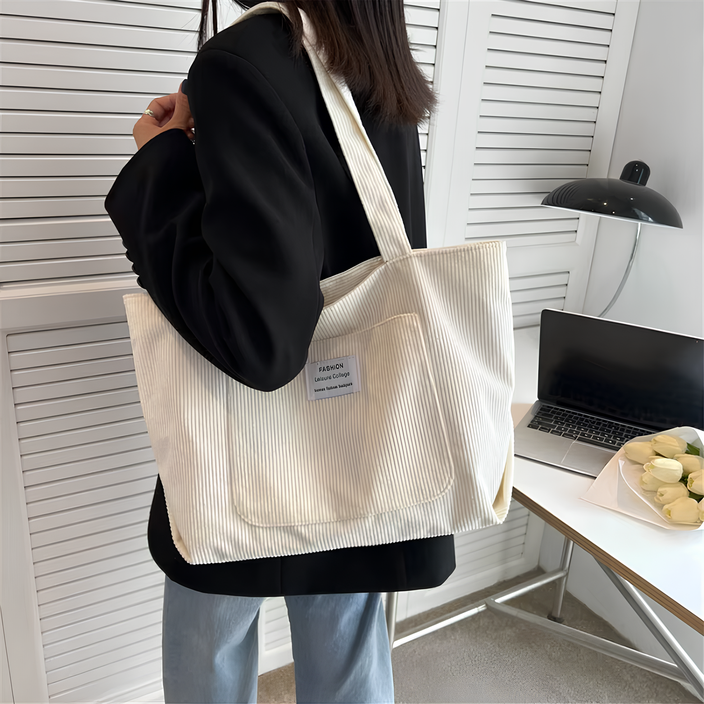 VALENTINA - Bolso Tote - CARMEN VELVET