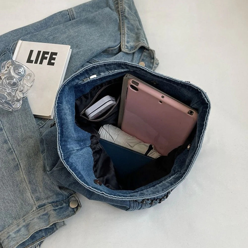OVY - Bolso Bandolera en denim - CARMEN VELVET