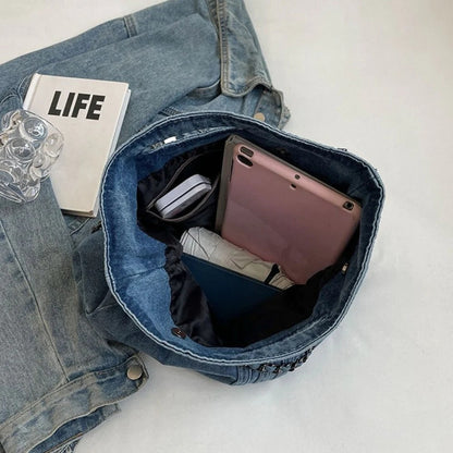 OVY - Bolso Bandolera en denim - CARMEN VELVET