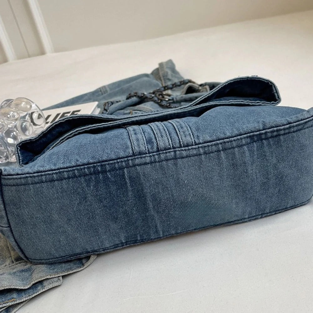 OVY - Bolso Bandolera en denim - CARMEN VELVET