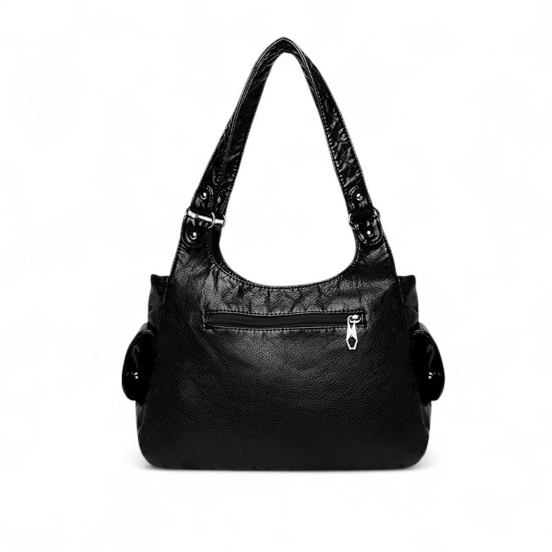 VICKY - Bolso en cuero organizado - CARMEN VELVET