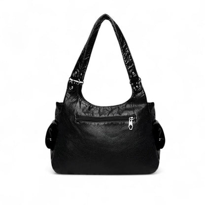 VICKY - Bolso en cuero organizado - CARMEN VELVET