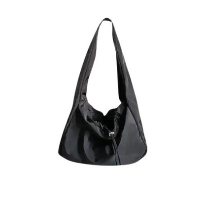 FRANCESCA - Bolso Tote Grande con bandolera - Negro - CARMEN VELVET