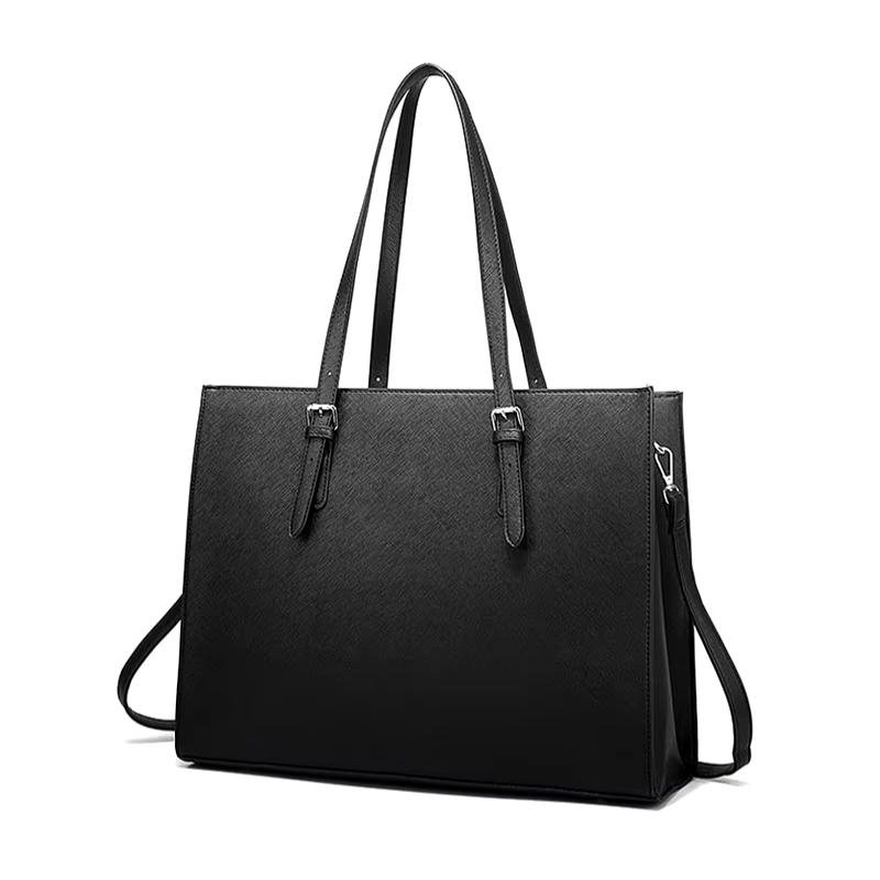 THALIE - Bolso Grande minimalista de tendencia - Negro - CARMEN VELVET