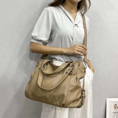 HÉRA - Bolso Grande en cuero suave - CARMEN VELVET