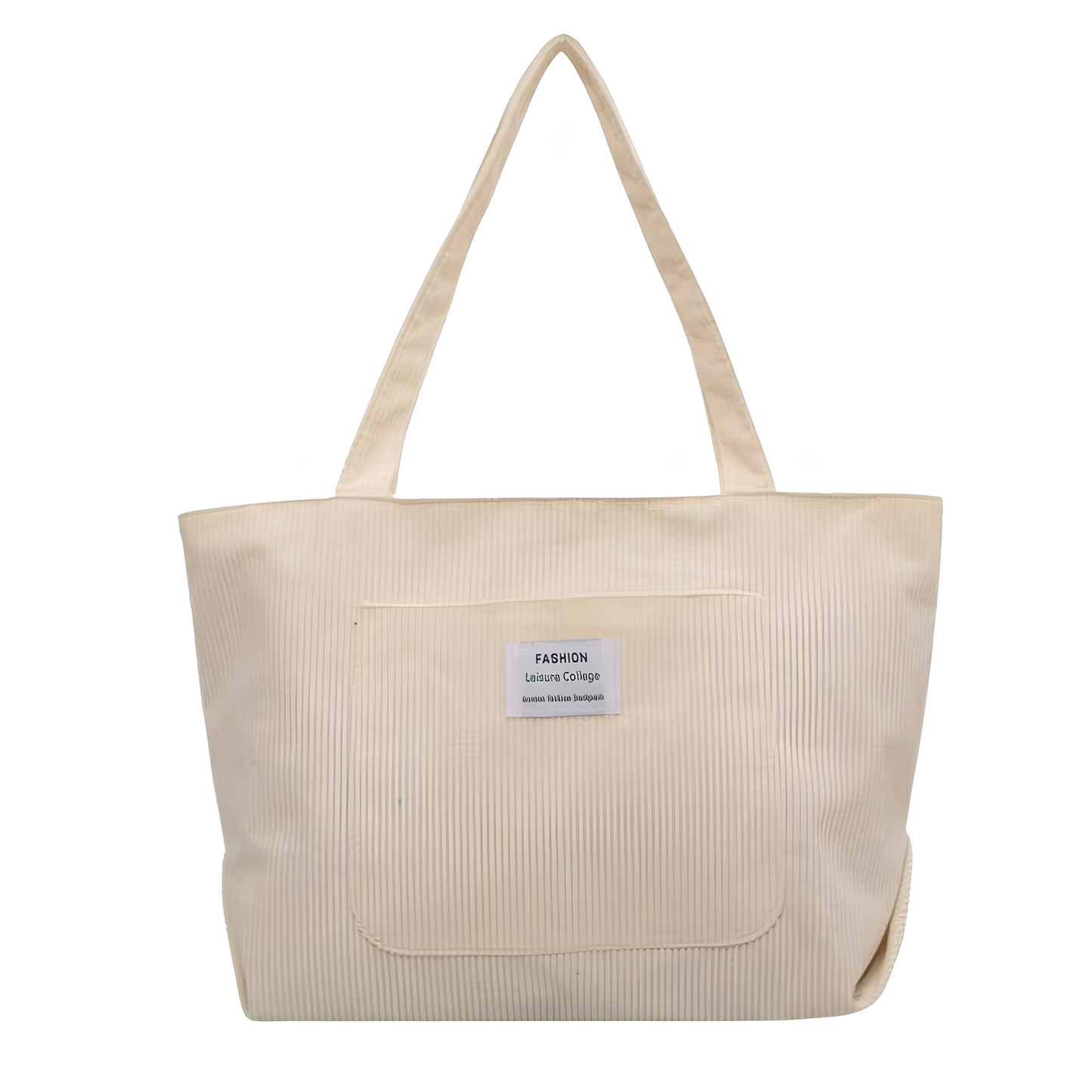 VALENTINA - Bolso Tote - Blanco - CARMEN VELVET
