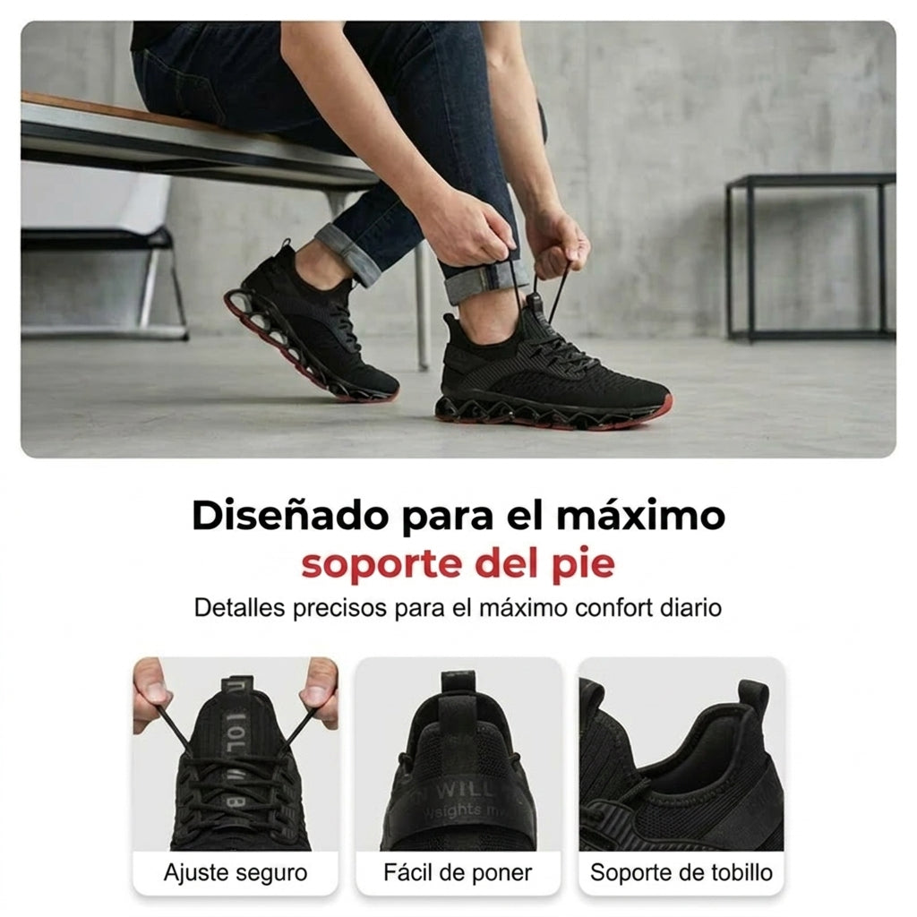 Mario - Zapatillas deportivas transpirables de malla