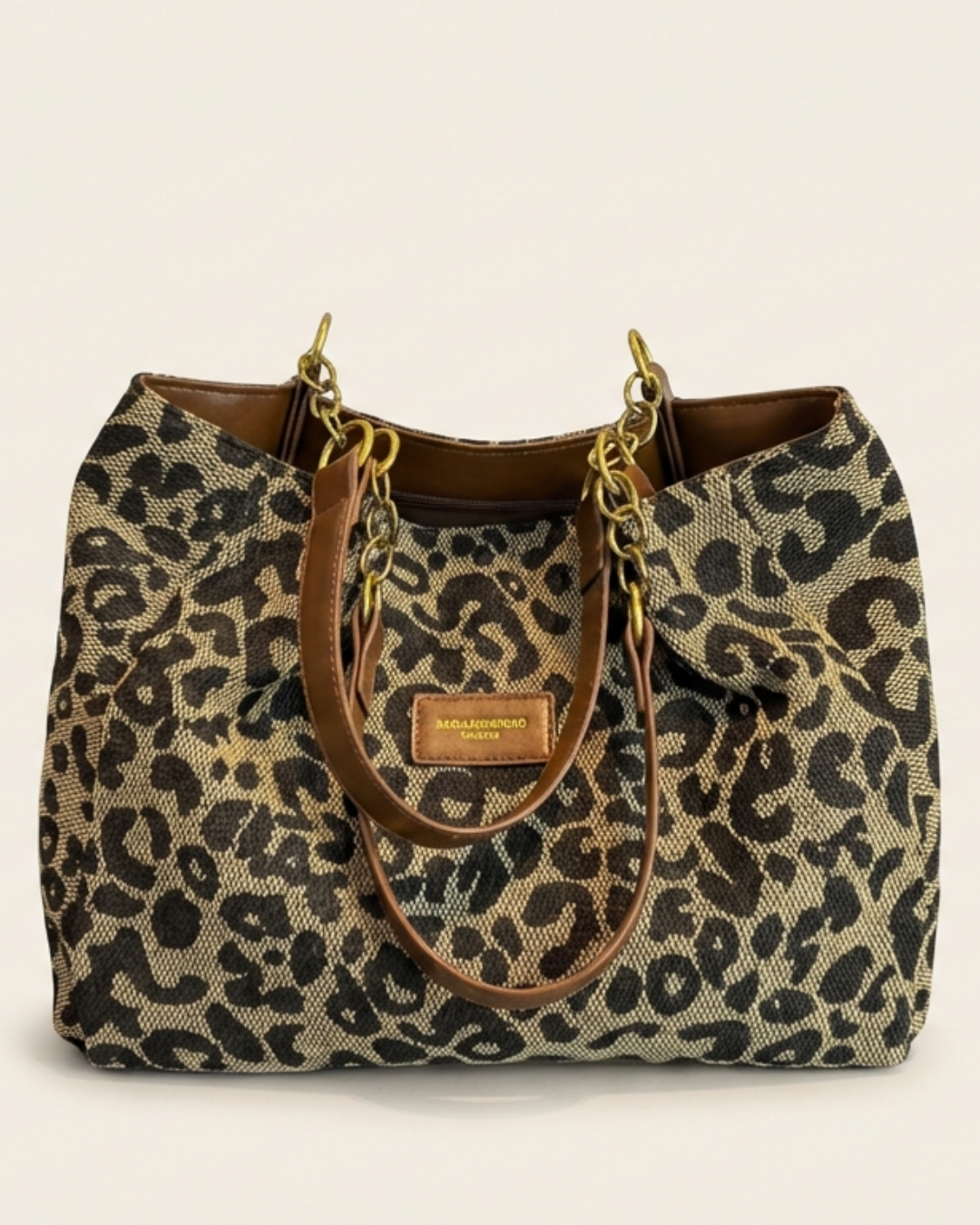 Bruna - Bolso con elegante motivo de leopardo