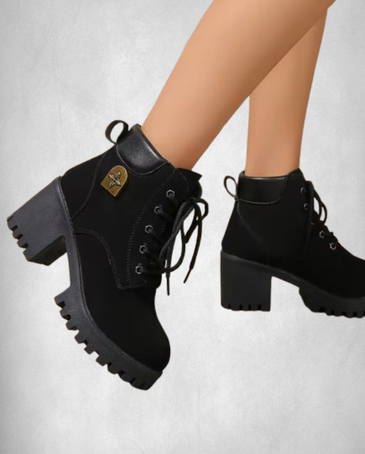 Malia - Botines de tacón con plataforma