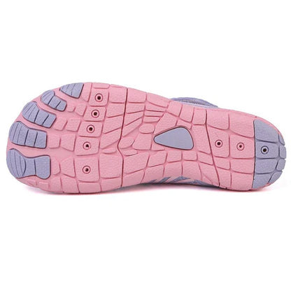 Carla - Zapatillas barefoot de senderismo con suela de buen agarre y de confort diario