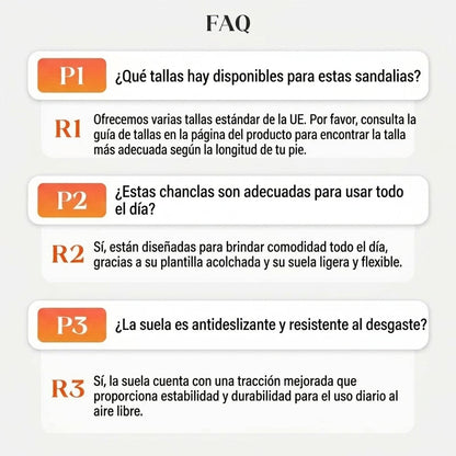 Mara - Chanclas veraniegas de confort diario