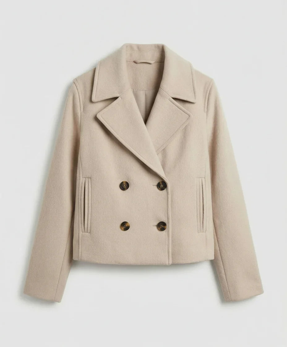 Daniela - Chaqueta cruzada elegante con botones