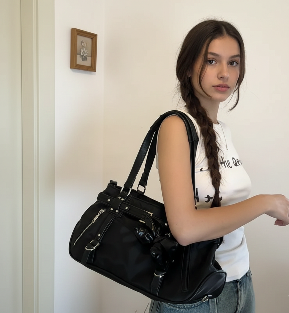 KOREE - Bolso de Hombro para el Día a Día - CARMEN VELVET