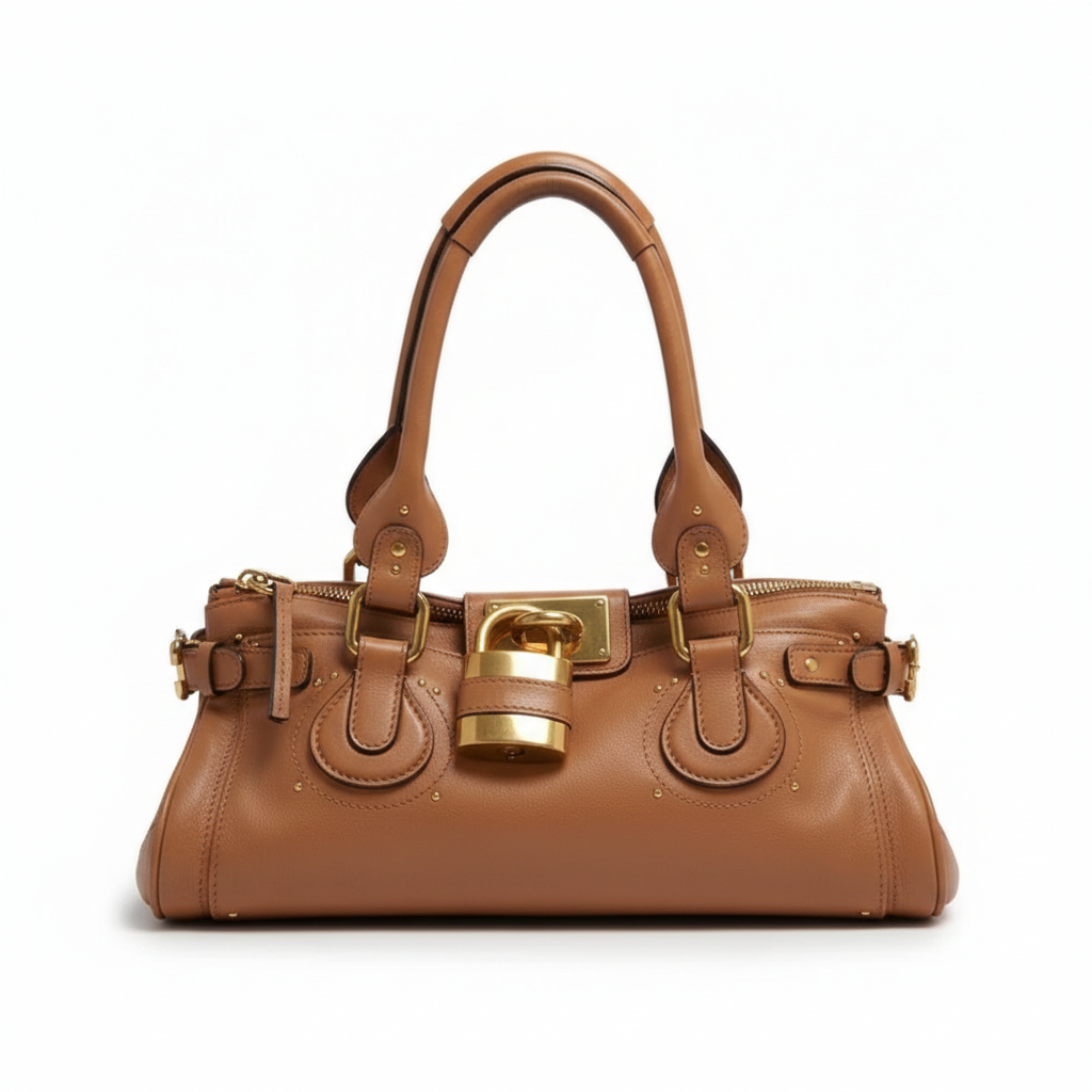 TAINA - Bolso Pequeño Vintage con cierre - Marrón - CARMEN VELVET