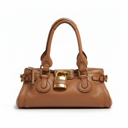 TAINA - Bolso Pequeño Vintage con cierre - Marrón - CARMEN VELVET