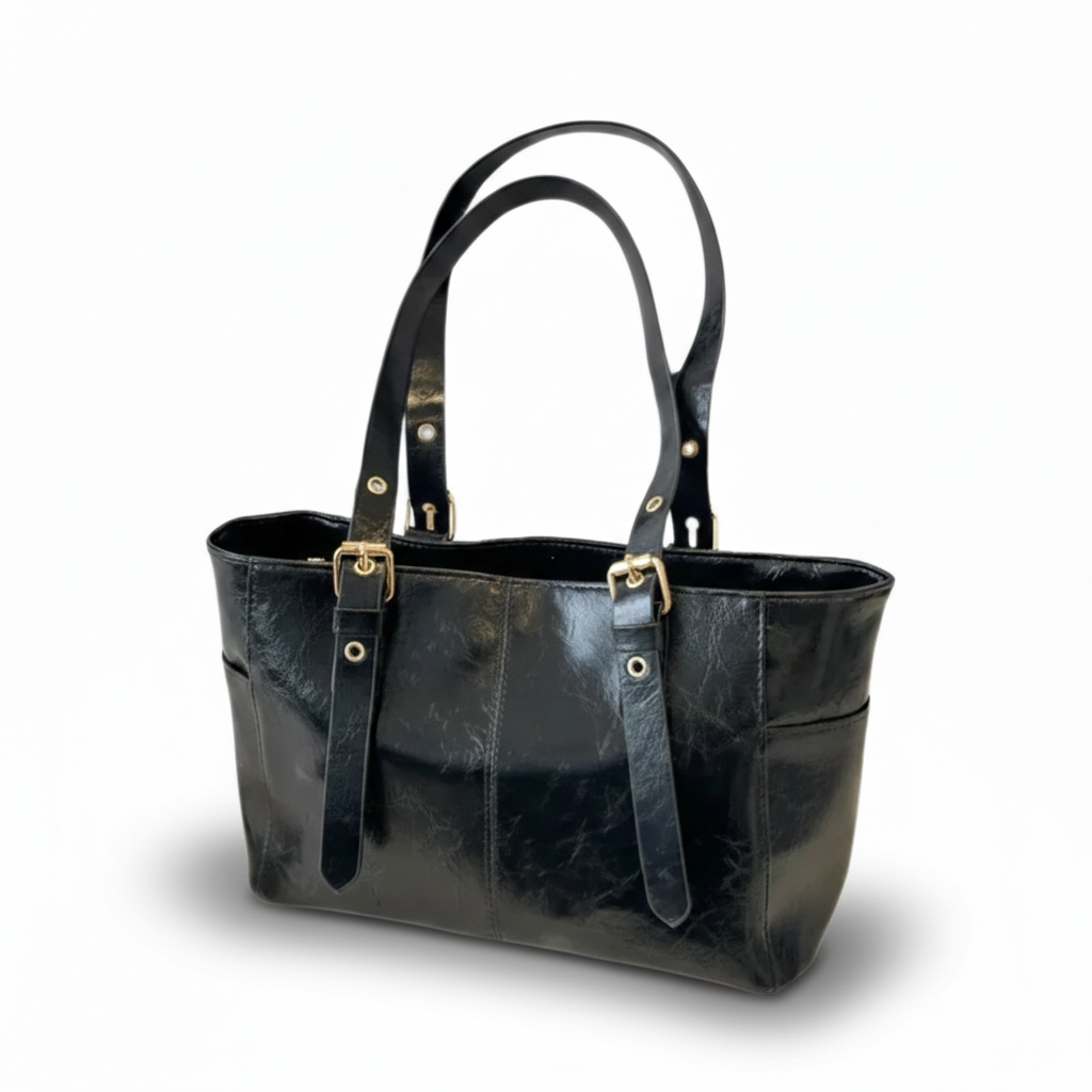 JAEWO - Bolso Tote en cuero Retro - CARMEN VELVET