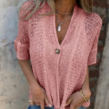 Noa - Blusa de punto con botón