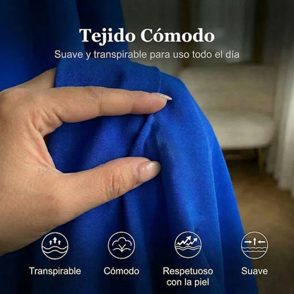 Amelia - Elegante vestido con mangas con detalle de volantes en capas