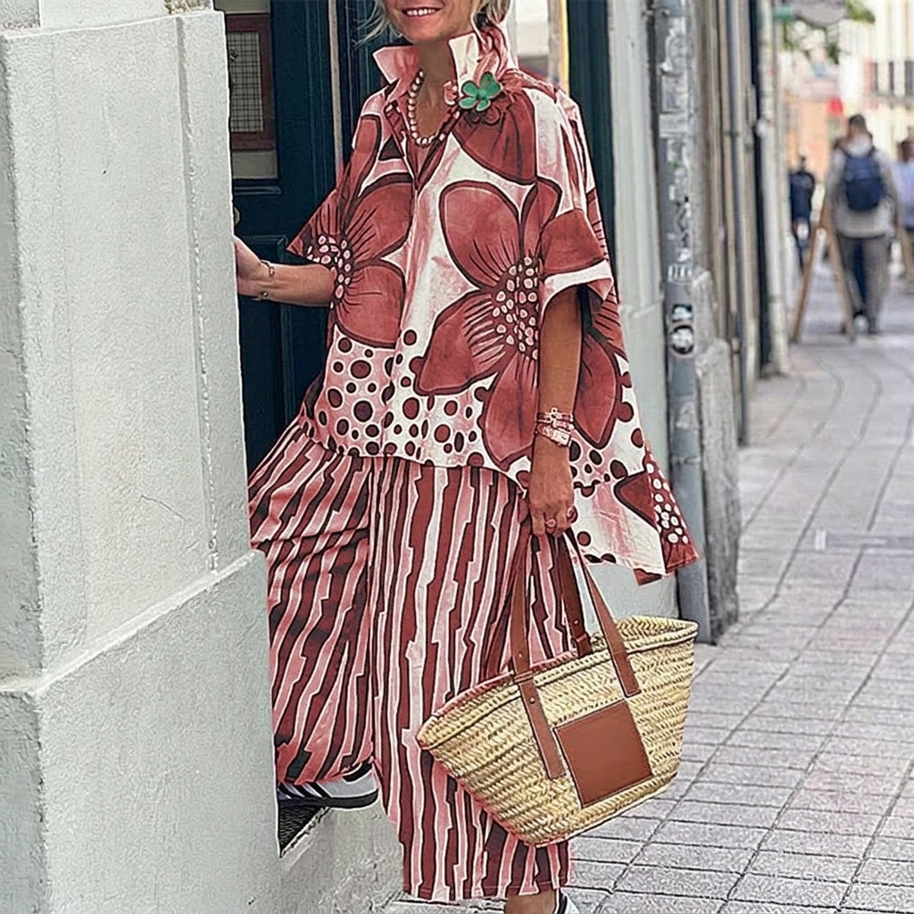 Amanda - Conjunto motivo de dos piezas