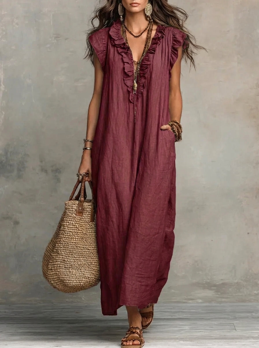 Leonor - Vestido largo Bohemio