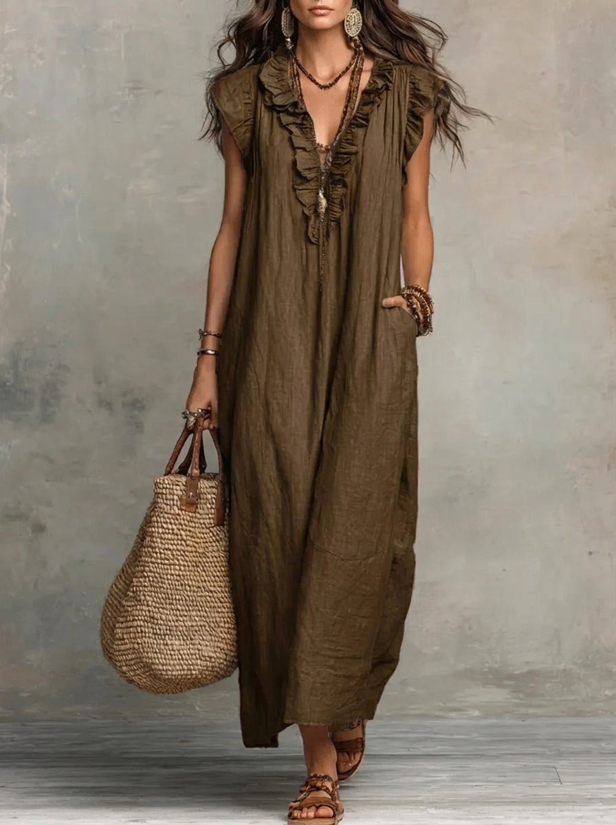 Paula - Vestido largo Bohemio
