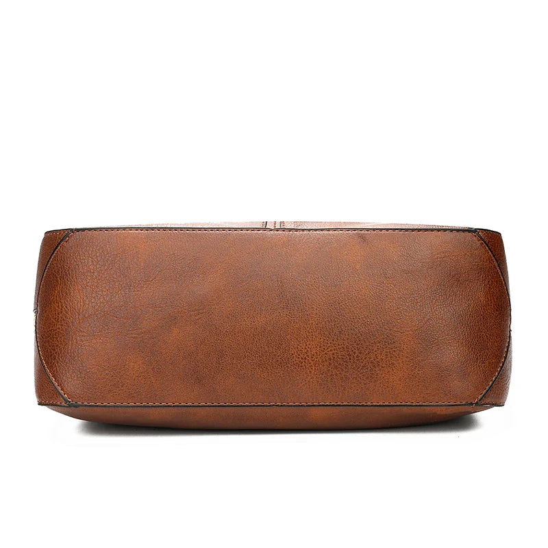 YUDITH - Bolso grande bandolera en cuero - CARMEN VELVET
