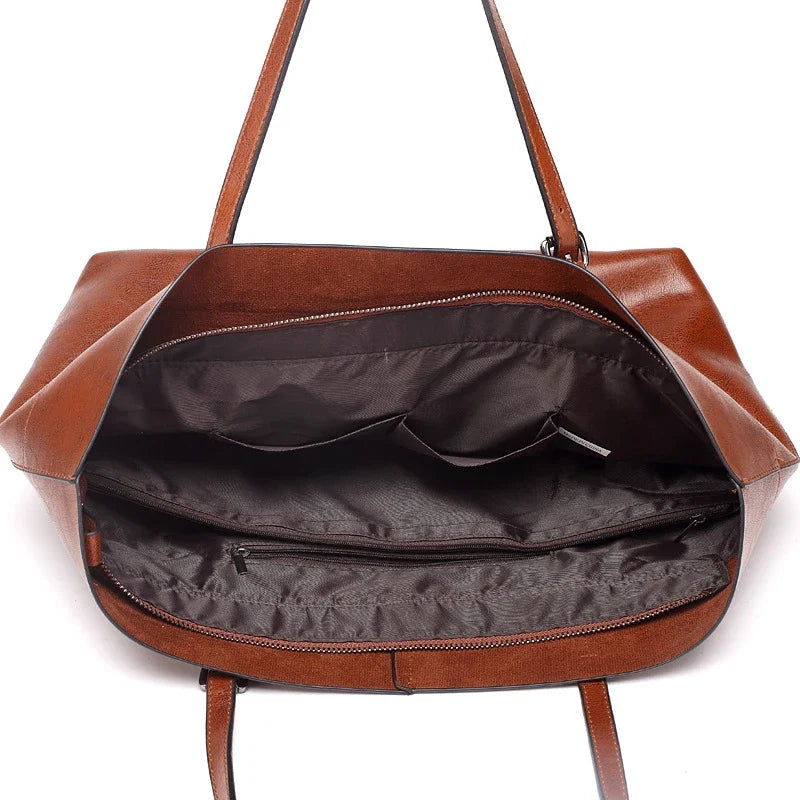 CATARINA - Bolso para el Día a Día de cuero liso - CARMEN VELVET