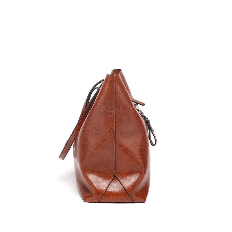 CATARINA - Bolso para el Día a Día de cuero liso - CARMEN VELVET