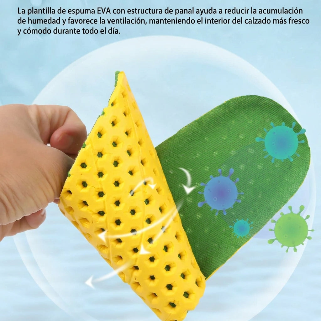 Carla - Zapatillas barefoot de senderismo con suela de buen agarre y de confort diario