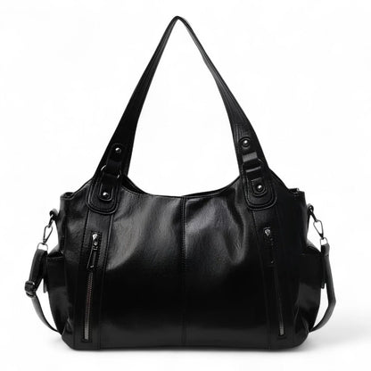 Lilly - Bolso para el Día a Día con cremallera - Negro - CARMEN VELVET