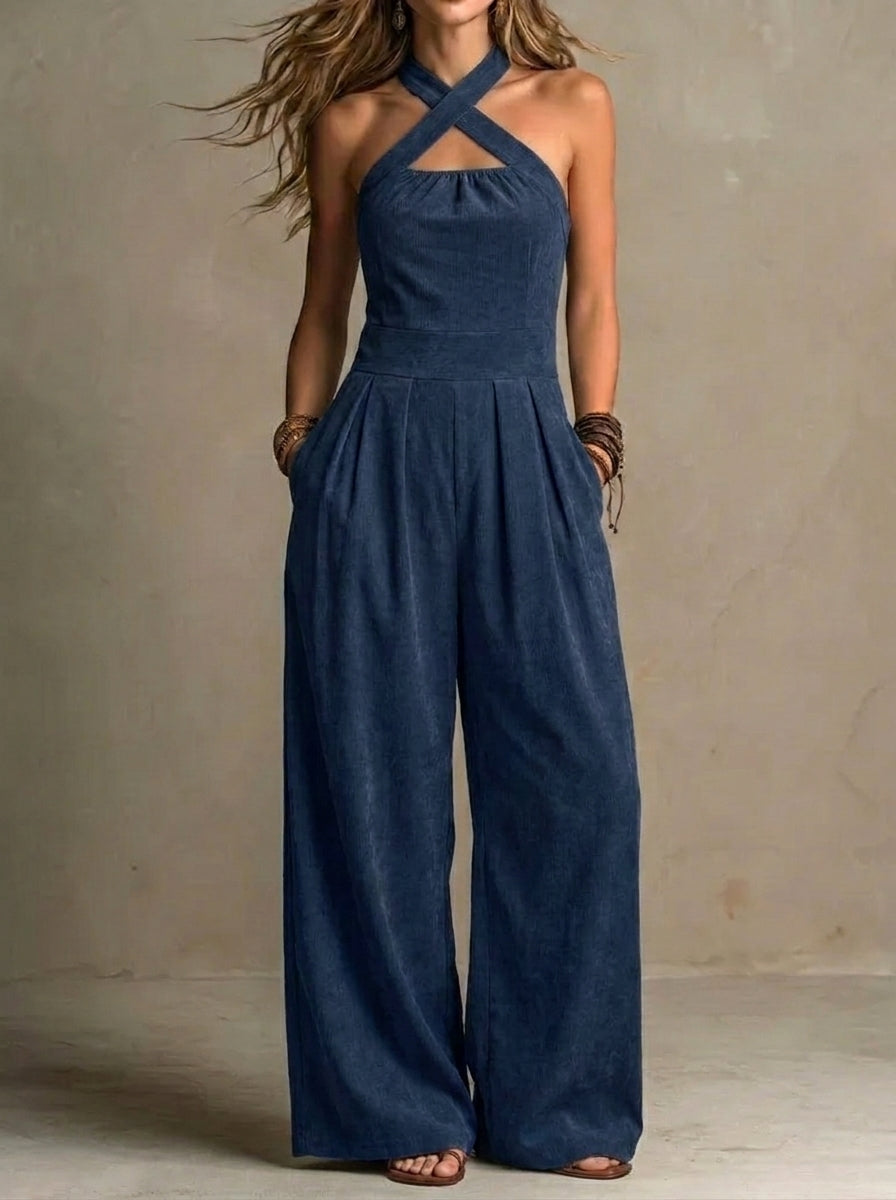 Oriana - Mono elegante con escote envolvente