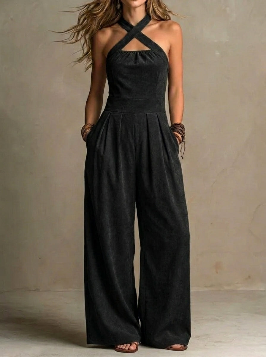 Oriana - Mono elegante con escote envolvente