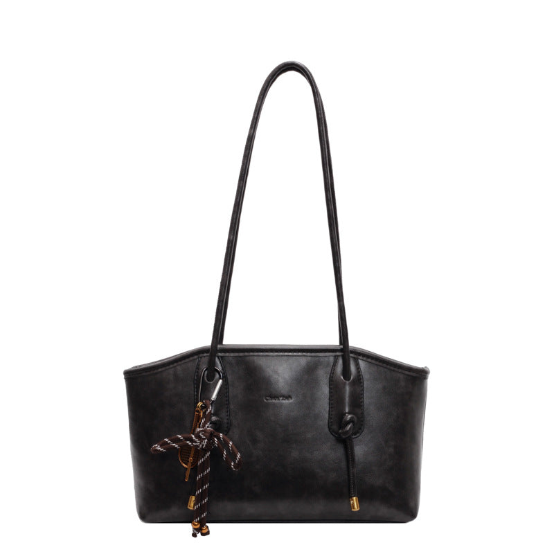 PEAK - Bolso para el Día a Día Vintage - Negro - CARMEN VELVET