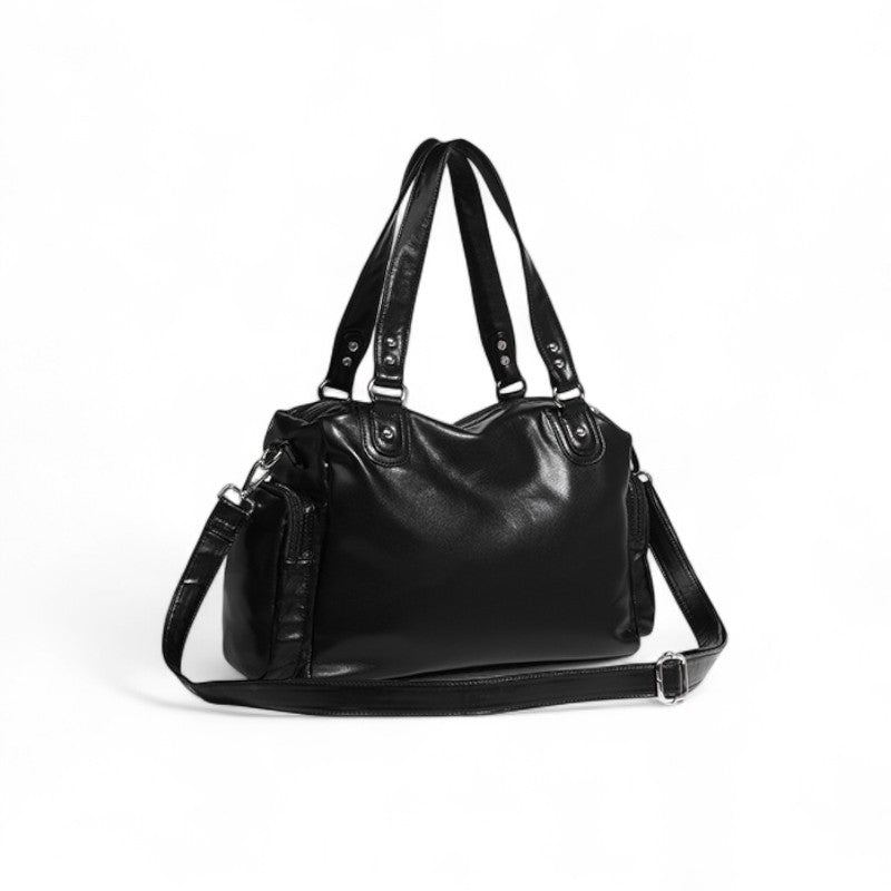 MARY - Bolso en cuero retro multibolsillos - CARMEN VELVET