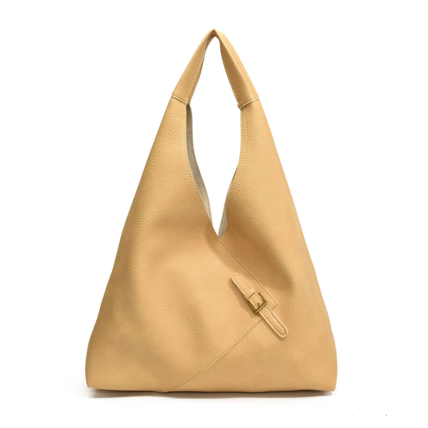 LICA - Bolso Grande para el Día a Día en cuero suave - Amarillo - CARMEN VELVET