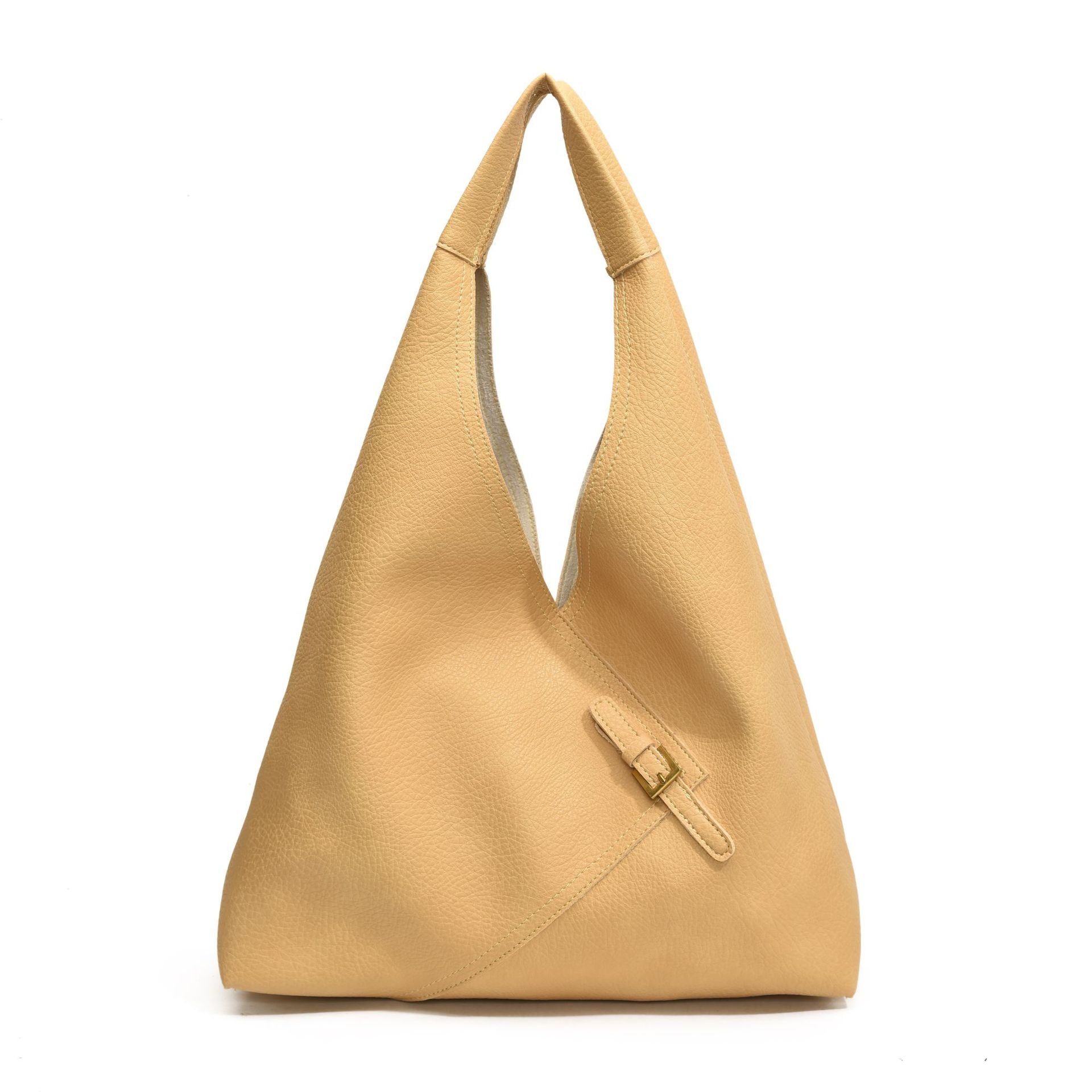 LICA - Bolso Grande para el Día a Día en cuero suave - Amarillo - CARMEN VELVET