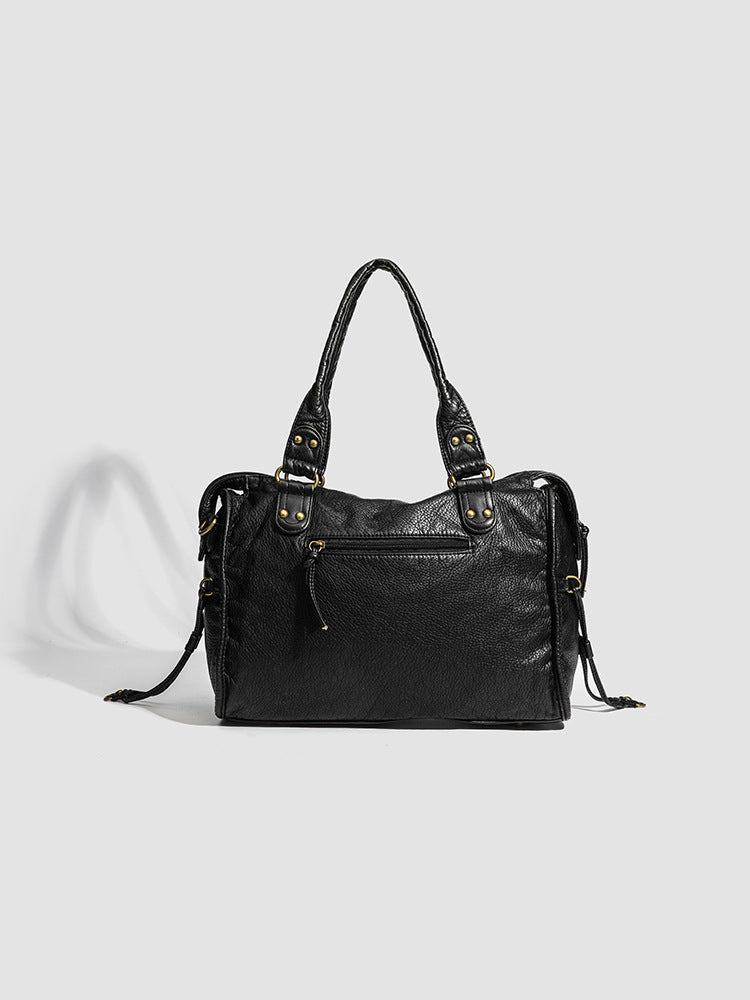 RAQUEL - Bolso Bandolera para el Día a Día en cuero estructurado - CARMEN VELVET