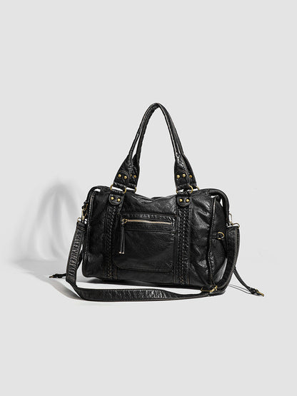 RAQUEL - Bolso Bandolera para el Día a Día en cuero estructurado - CARMEN VELVET