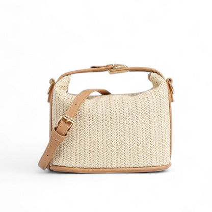 JALI - Bolso Pequeño con bandolera en paja - CARMEN VELVET
