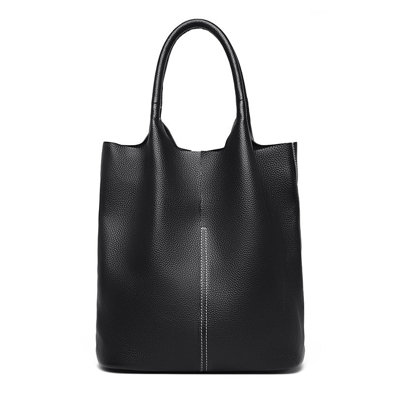 MELIANE - Bolso para el Día a Día estilo tote - Negro - CARMEN VELVET