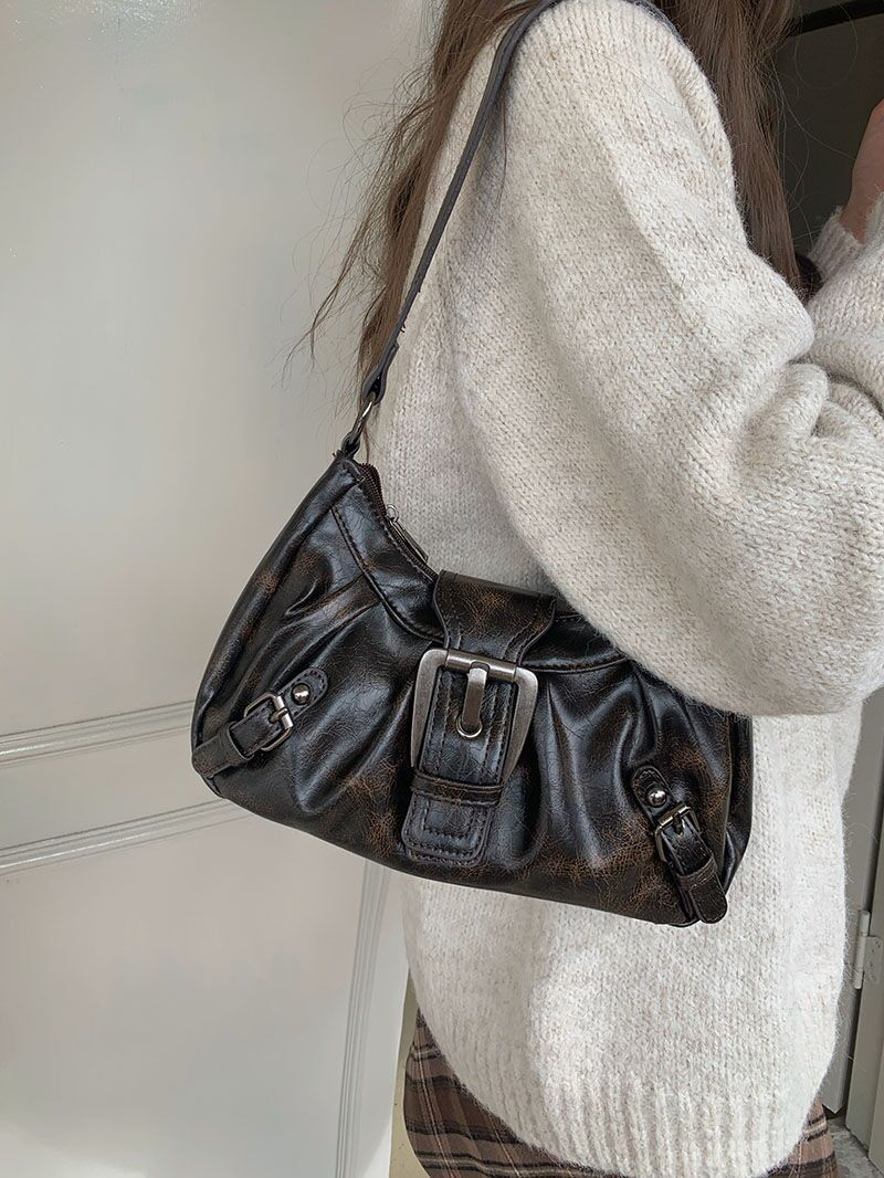 KAREN - Bolso Pequeño en cuero retro - CARMEN VELVET