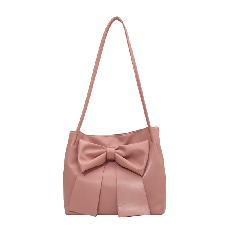 LIAM - Bolso para el Día a Día ligero con lazo - Rosa - CARMEN VELVET