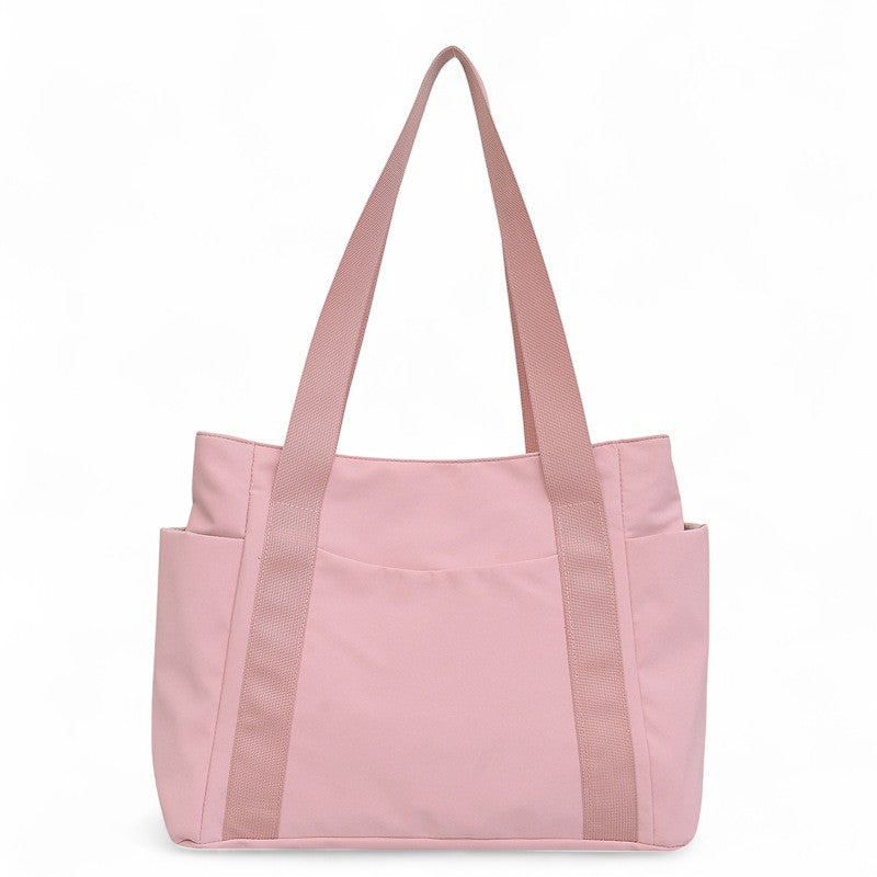 ADRI - Bolso Tote Grande en tejido - Rosa - CARMEN VELVET