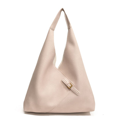 LICA - Bolso Grande para el Día a Día en cuero suave - Beige - CARMEN VELVET