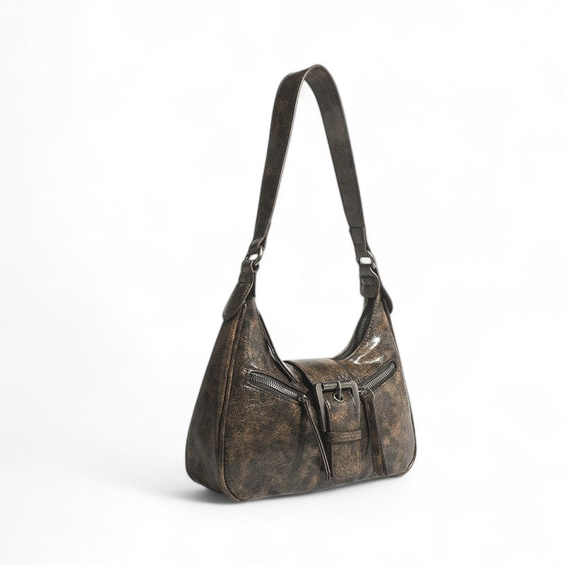 LAURIE - Bolso Chic en cuero Vintage - CARMEN VELVET