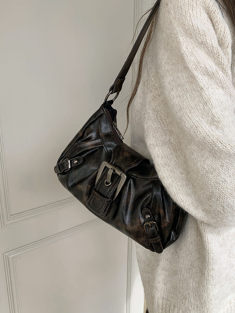 KAREN - Bolso Pequeño en cuero retro - CARMEN VELVET