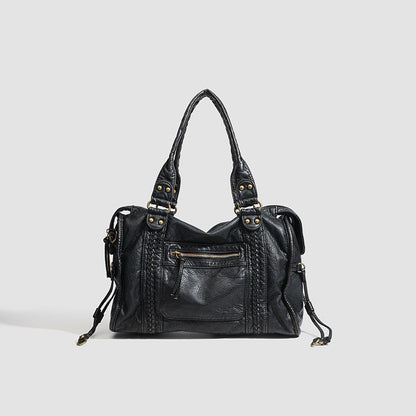 RAQUEL - Bolso Bandolera para el Día a Día en cuero estructurado - CARMEN VELVET