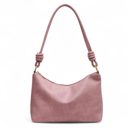 KAYNA - Bolso elegante en cuero suave - Rosa - CARMEN VELVET