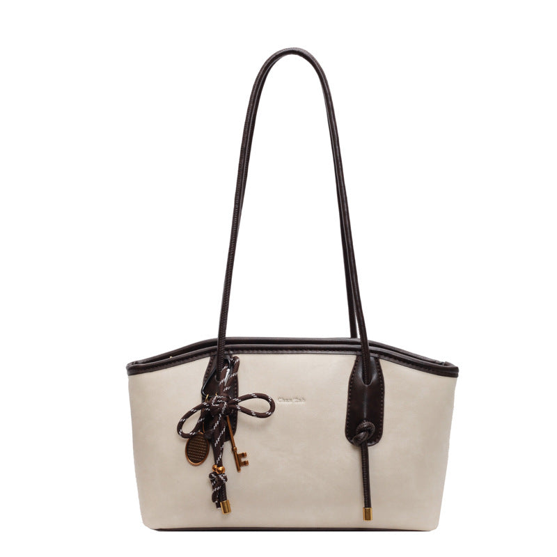 PEAK - Bolso para el Día a Día Vintage - Beige - CARMEN VELVET