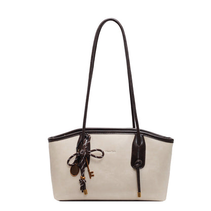 PEAK - Bolso para el Día a Día Vintage - Beige - CARMEN VELVET
